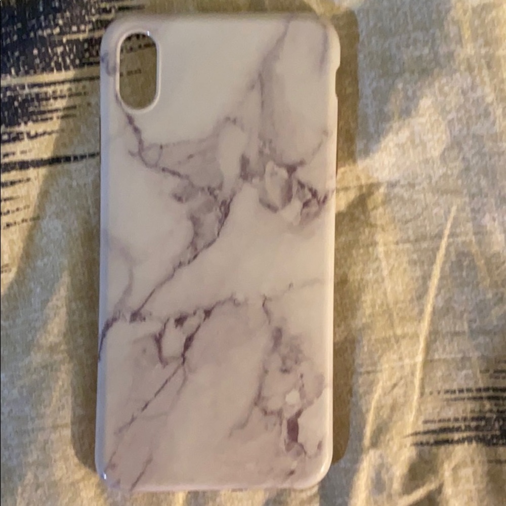 iPhone XS Max case marble print